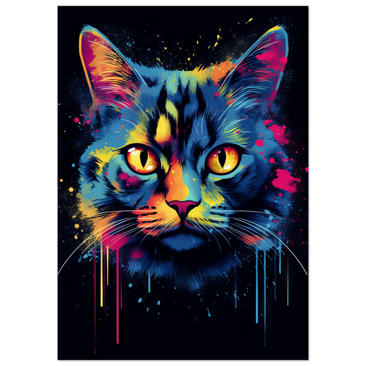 Katze Siam Pop-Art (CAT25)