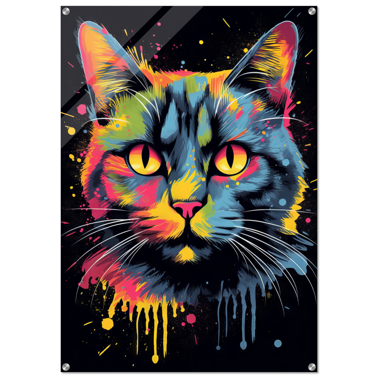Katze Siam Pop-Art (CAT26)