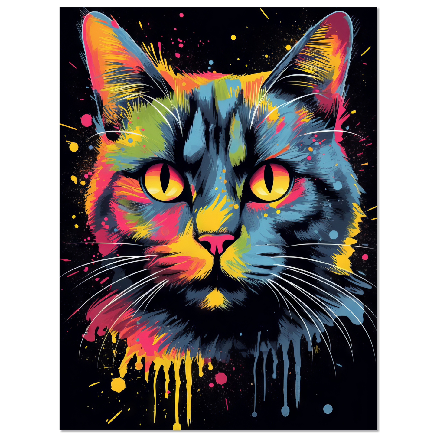 Katze Siam Pop-Art (CAT26)