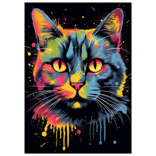 Katze Siam Pop-Art (CAT26)