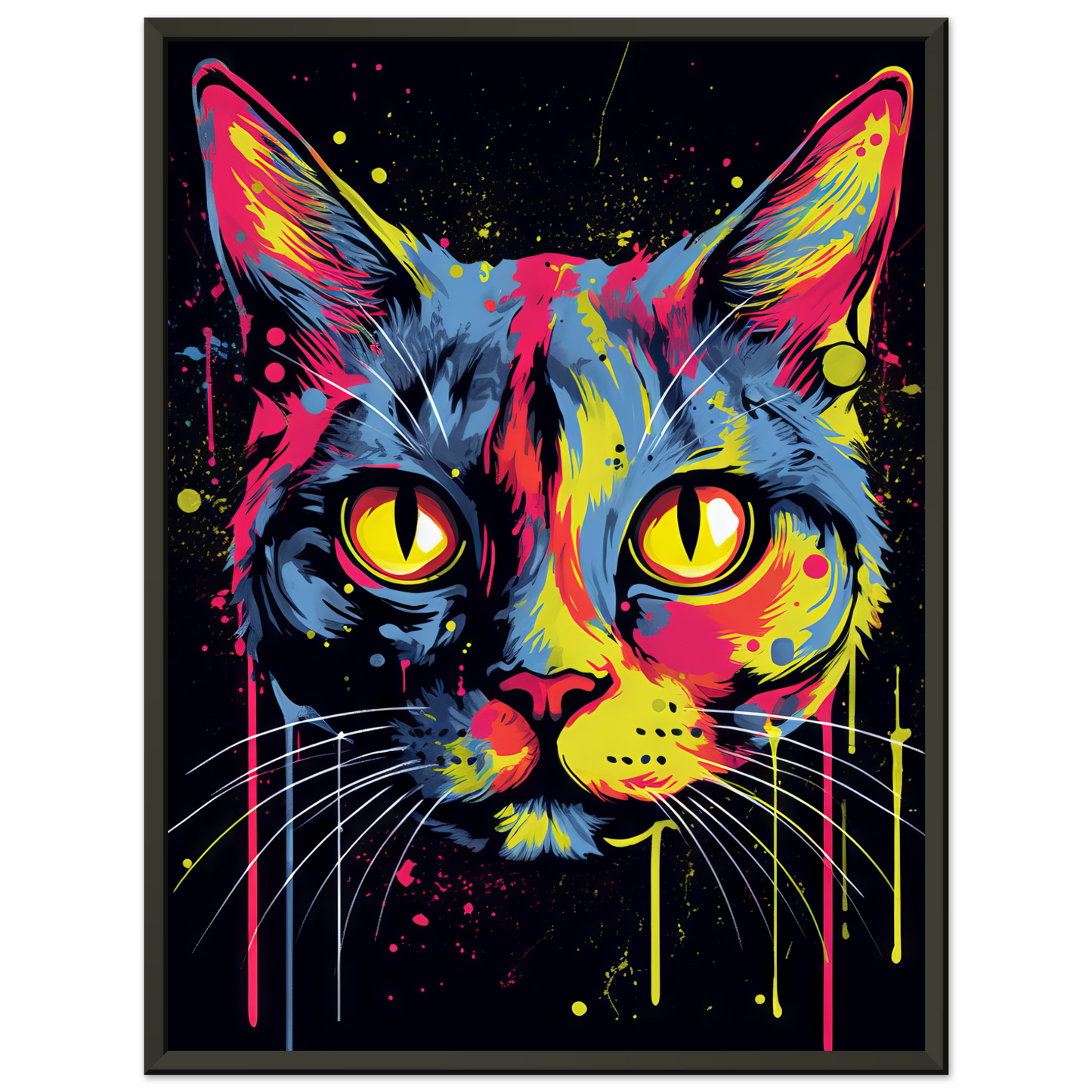 Katze Siam Pop-Art (CAT27)