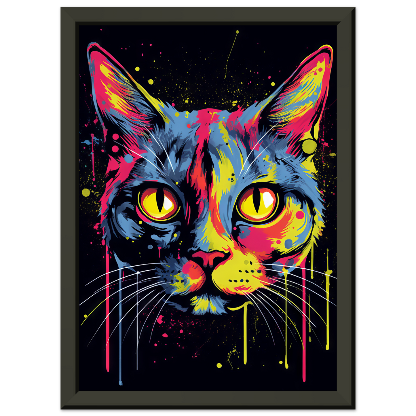 Katze Siam Pop-Art (CAT27)