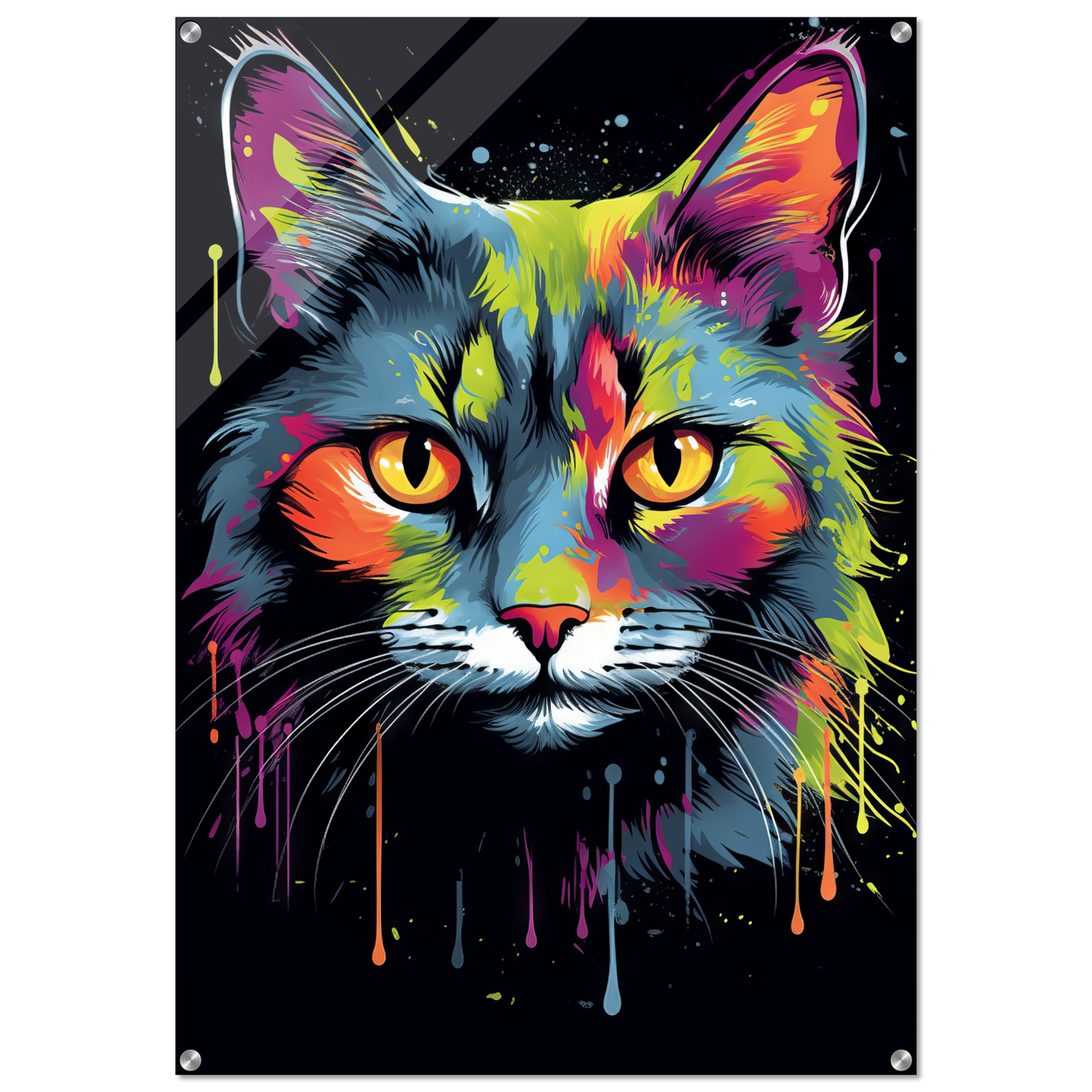 Katze Siam Pop-Art (CAT28)