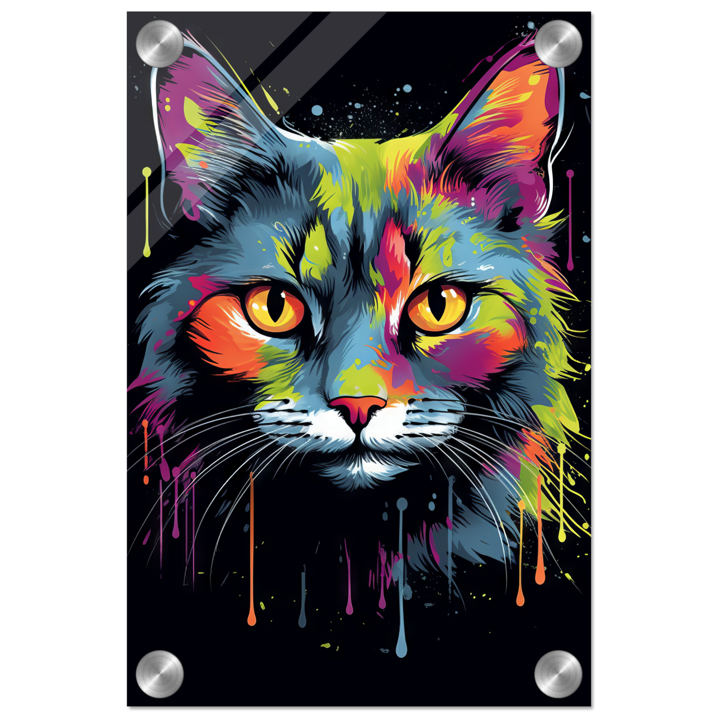 Katze Siam Pop-Art (CAT28)