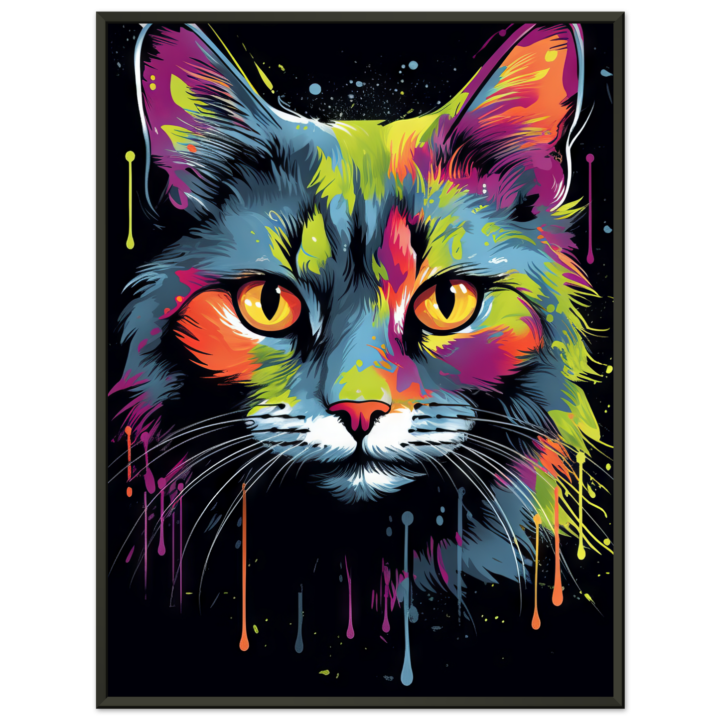 Katze Siam Pop-Art (CAT28)