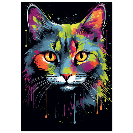 Katze Siam Pop-Art (CAT28)