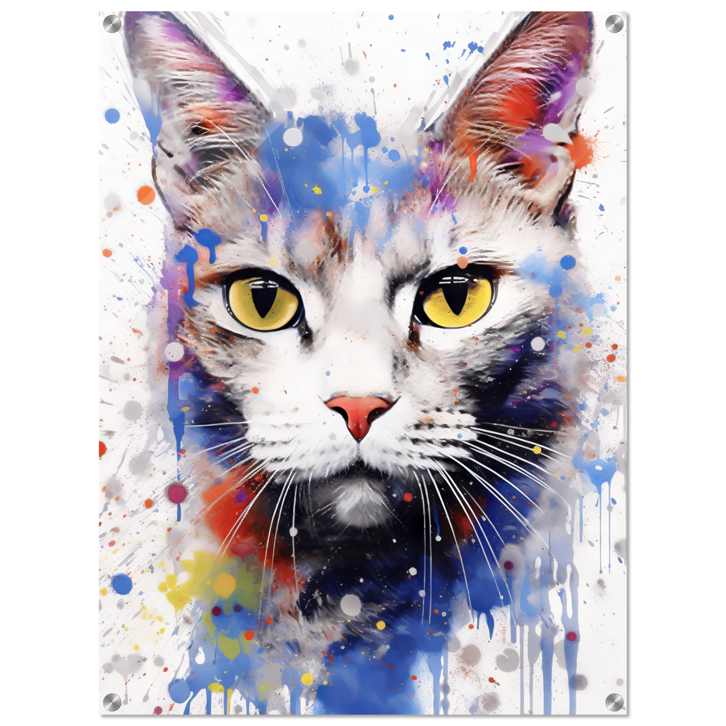Katze Siam Pop-Art (CAT29)