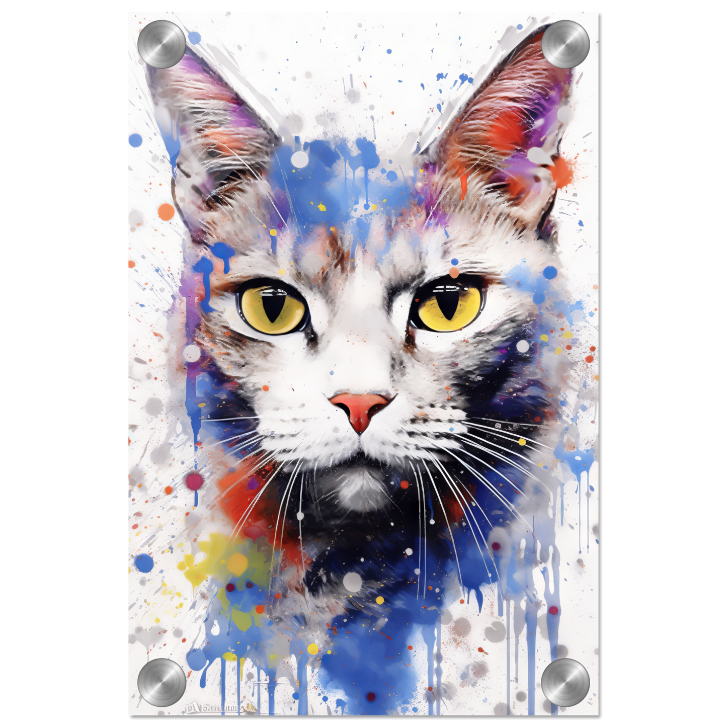 Katze Siam Pop-Art (CAT29)