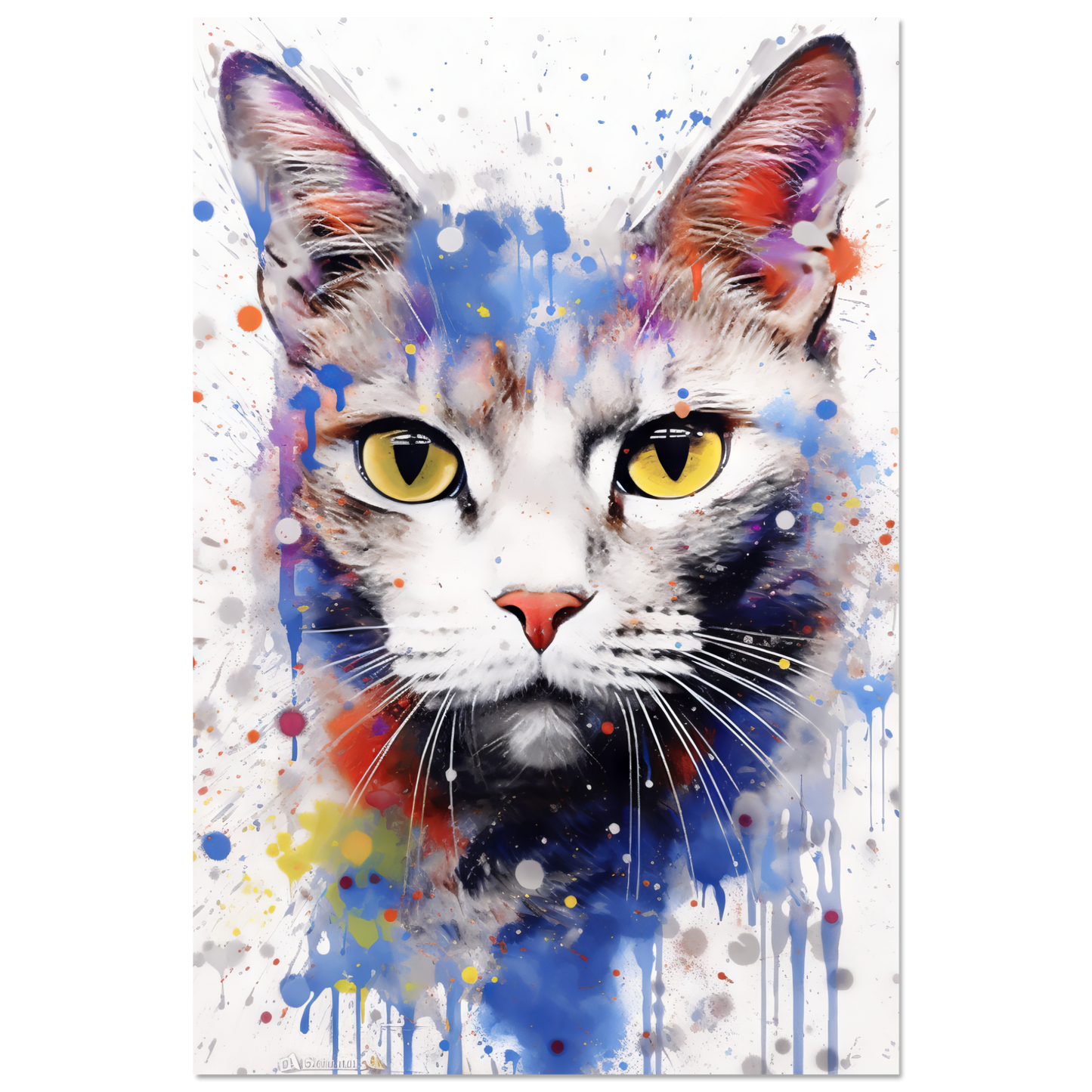 Katze Siam Pop-Art (CAT29)