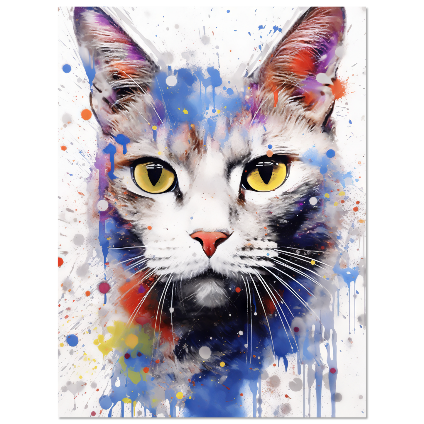 Katze Siam Pop-Art (CAT29)