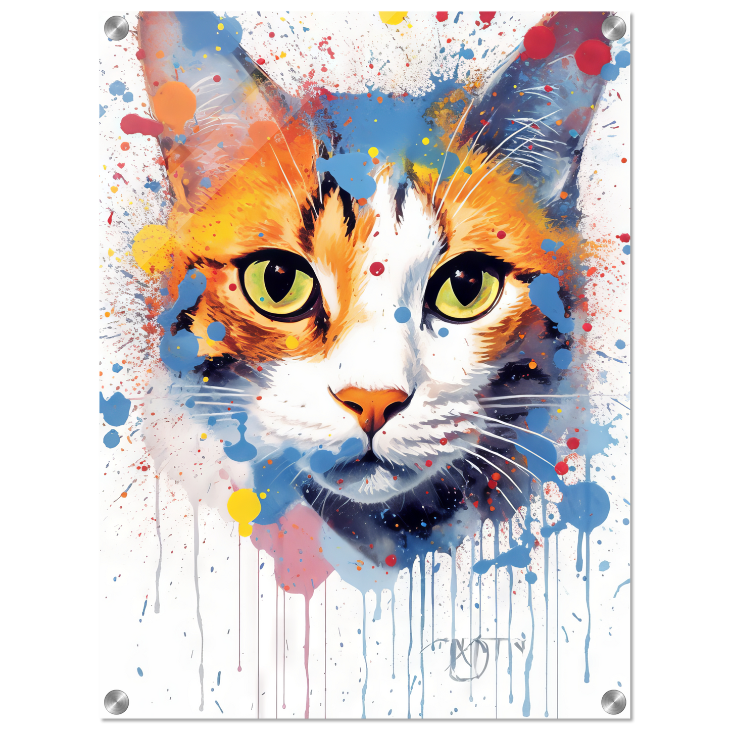 Katze Siam Pop-Art (CAT30)