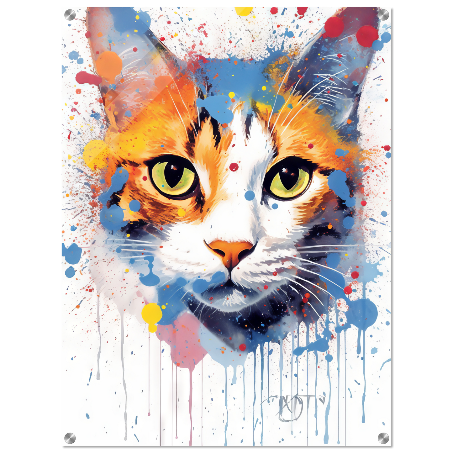 Katze Siam Pop-Art (CAT30)