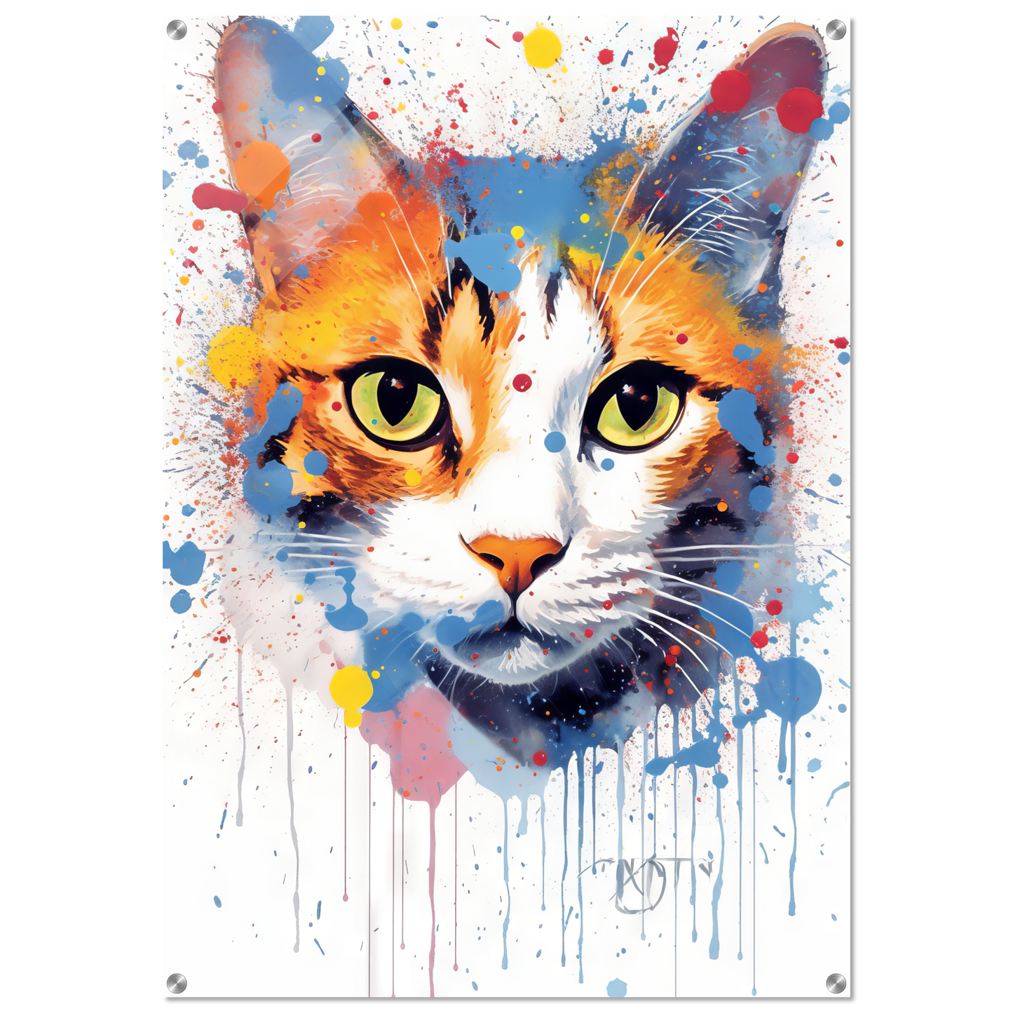 Katze Siam Pop-Art (CAT30)
