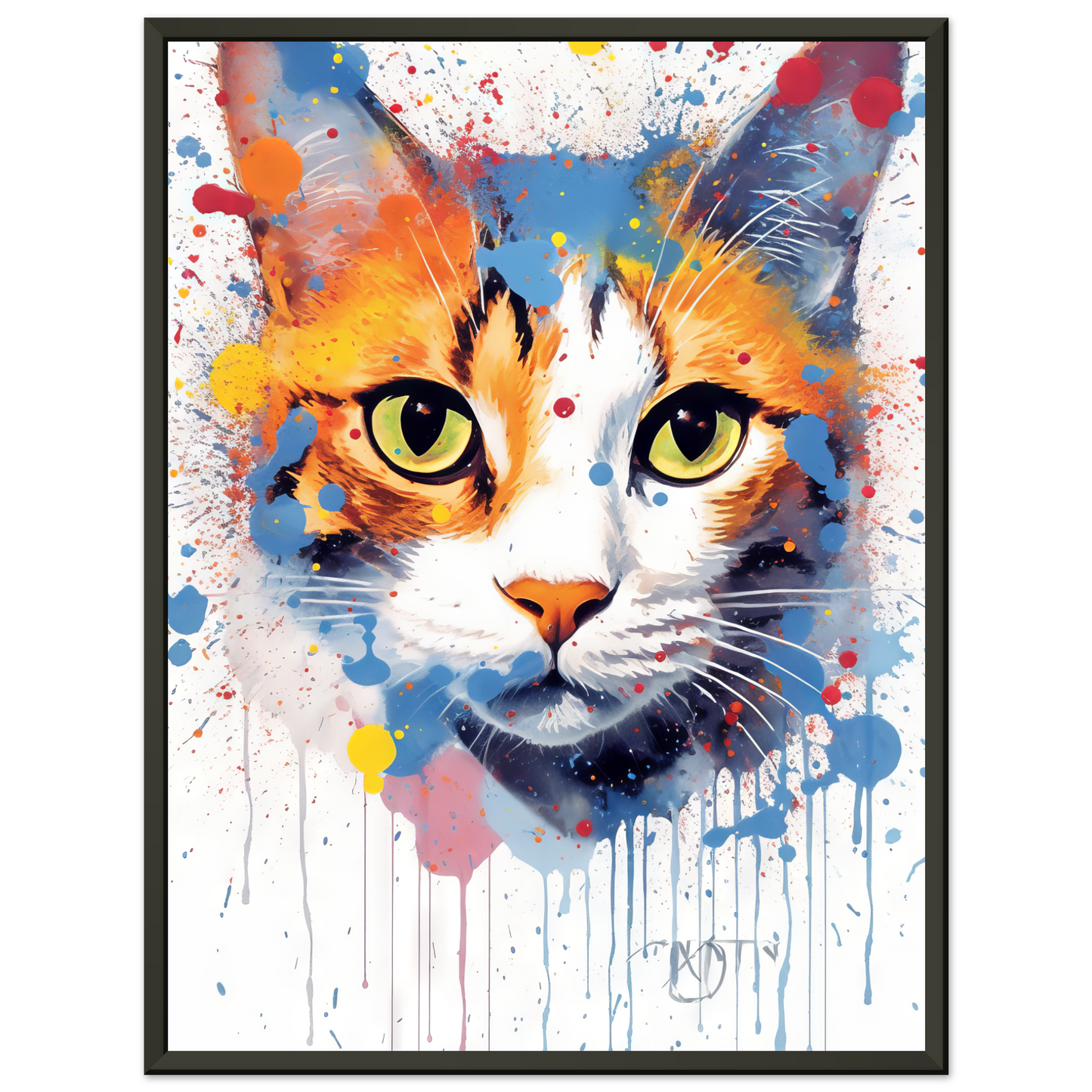 Katze Siam Pop-Art (CAT30)