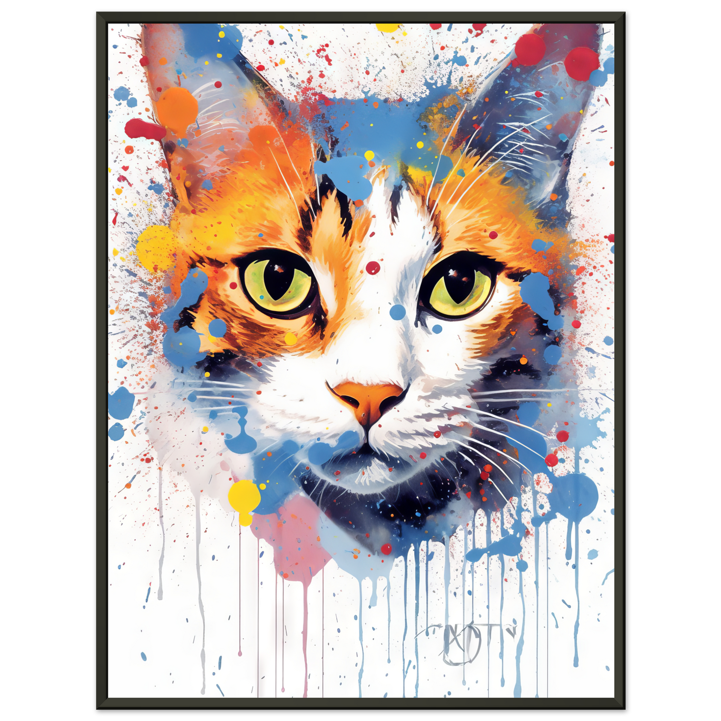 Katze Siam Pop-Art (CAT30)