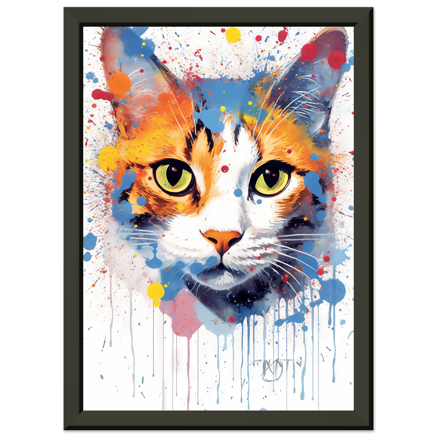 Katze Siam Pop-Art (CAT30)