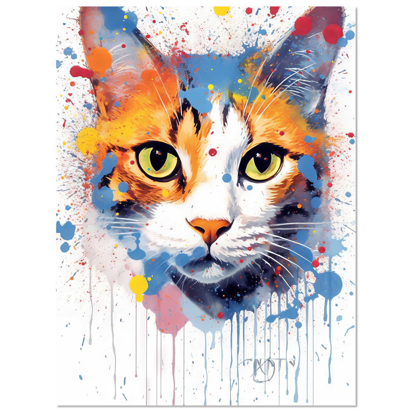 Katze Siam Pop-Art (CAT30)