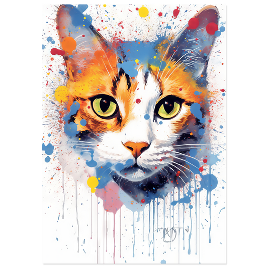 Katze Siam Pop-Art (CAT30)
