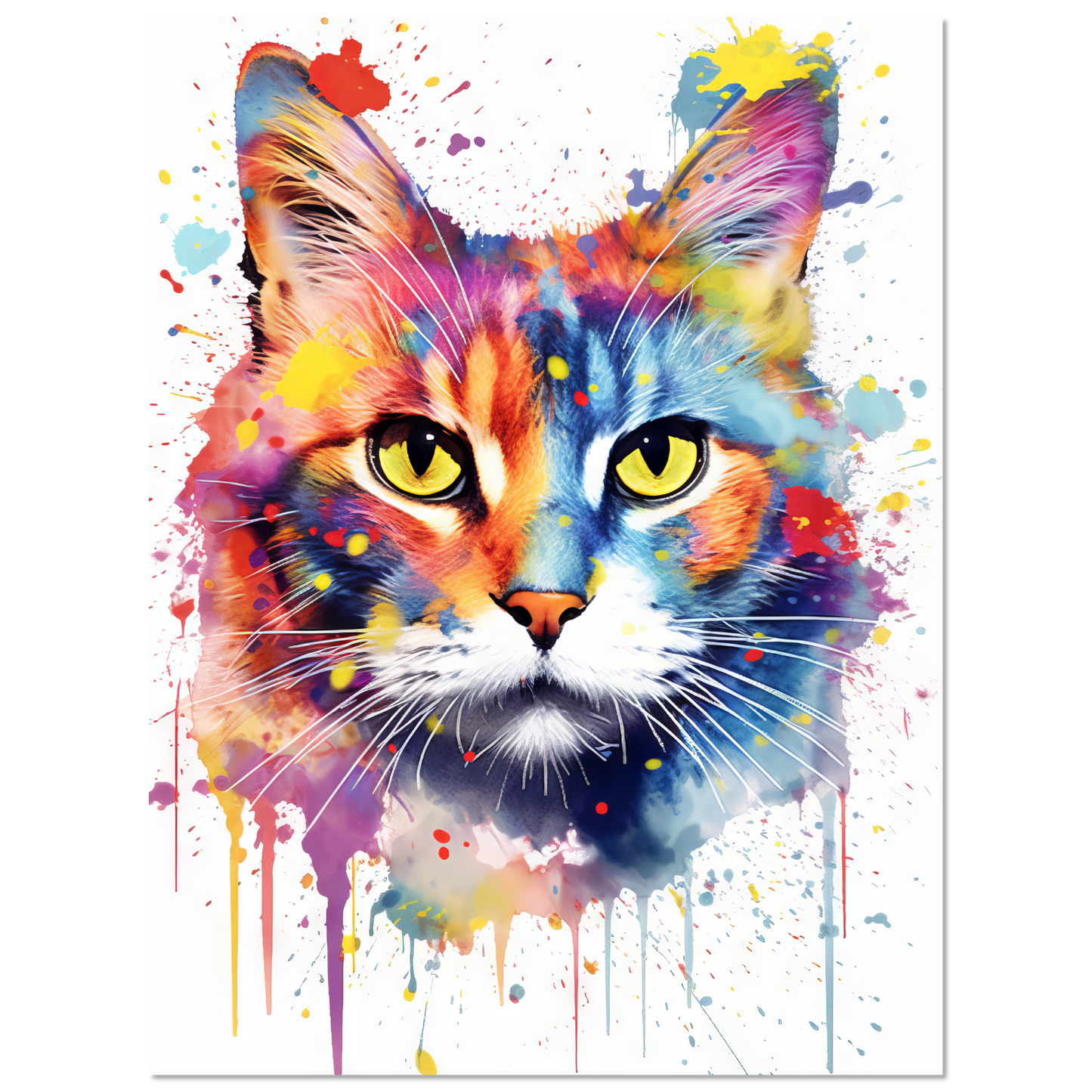 Katze Siam Pop-Art (CAT31)