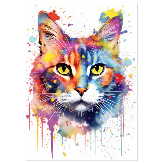 Katze Siam Pop-Art (CAT31)