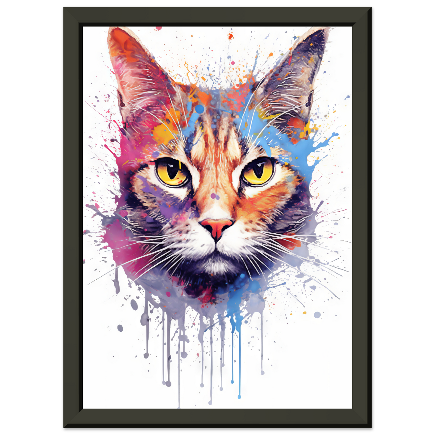 Cat Siamese pop art (CAT32)