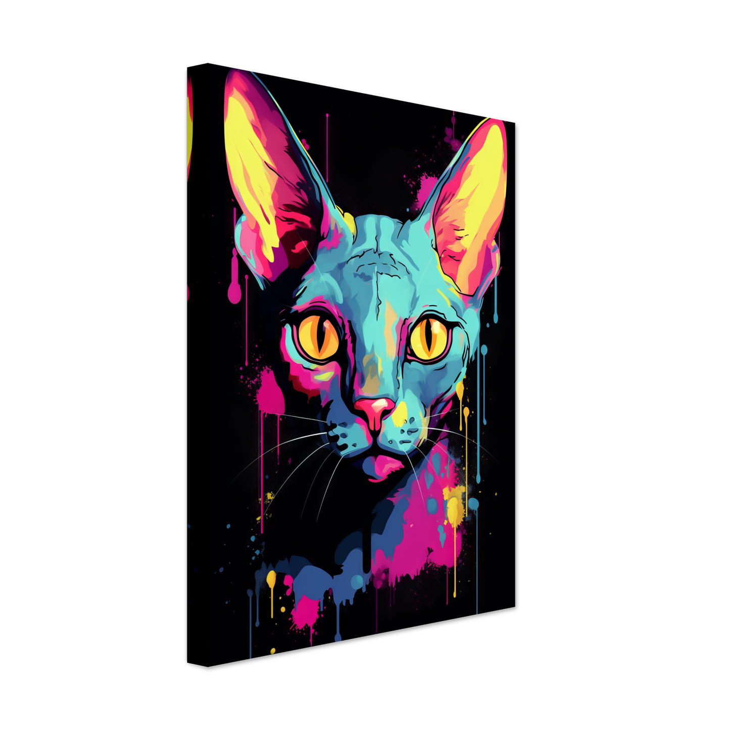 Katze Sphynx Pop-Art (CAT33)