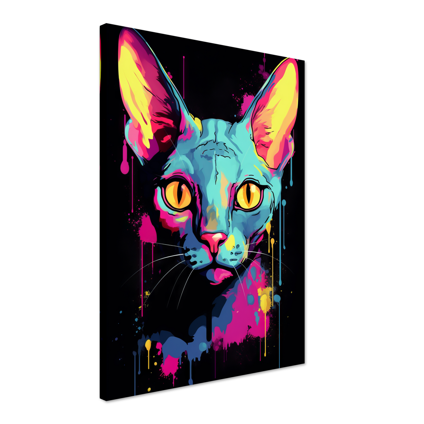 Katze Sphynx Pop-Art (CAT33)