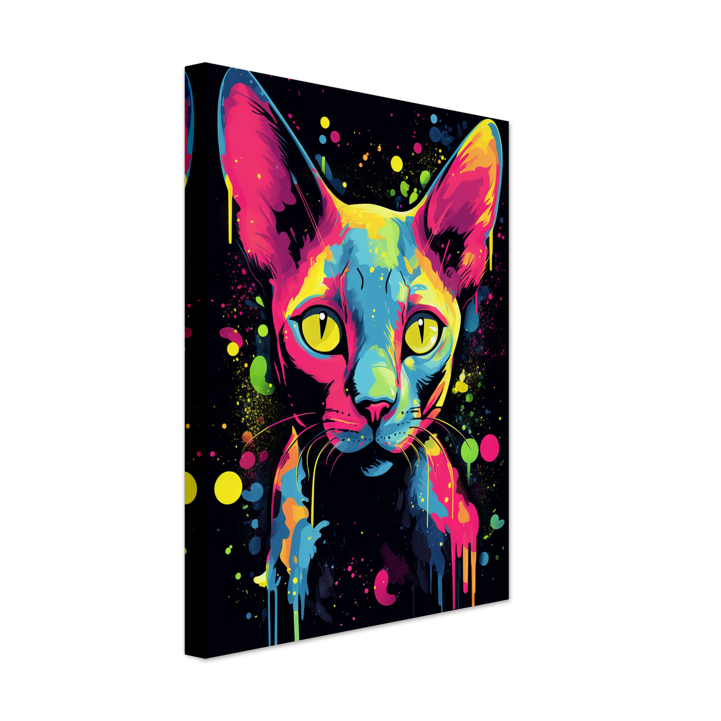 Katze Sphynx Pop-Art (CAT34)