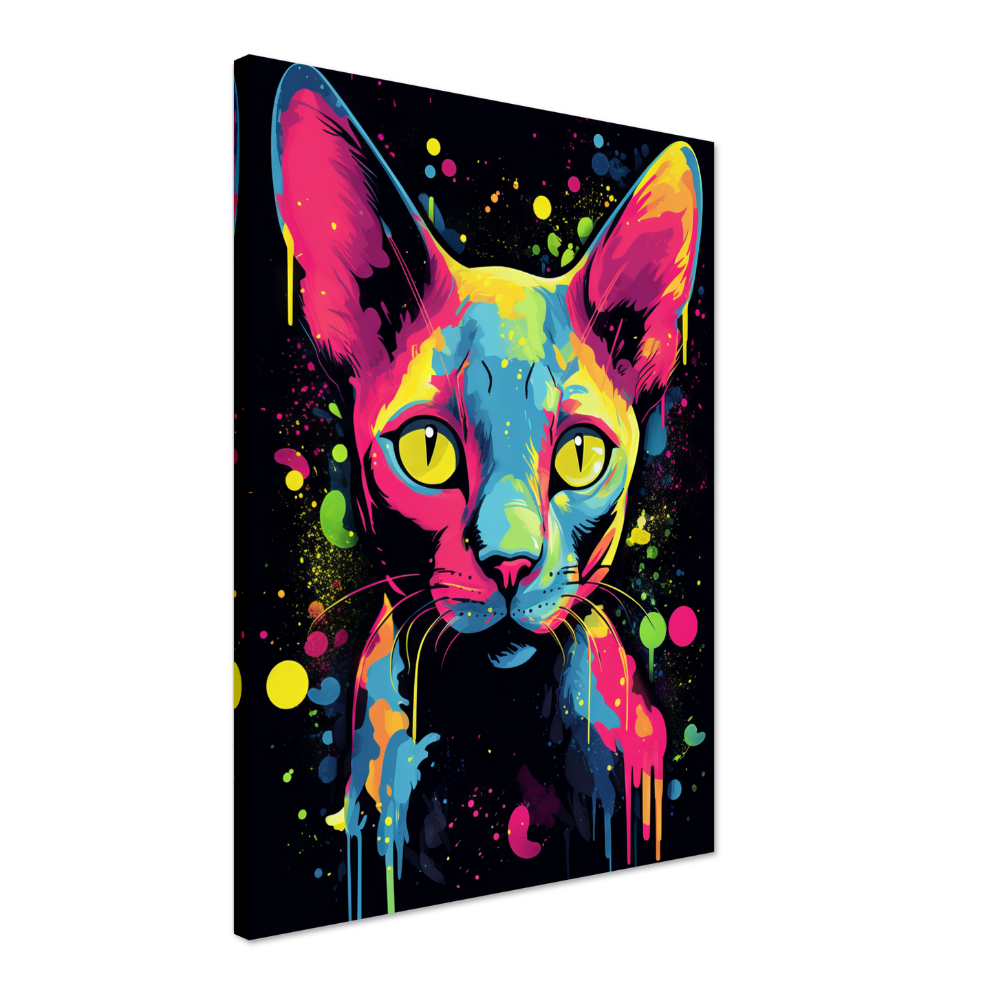 Katze Sphynx Pop-Art (CAT34)