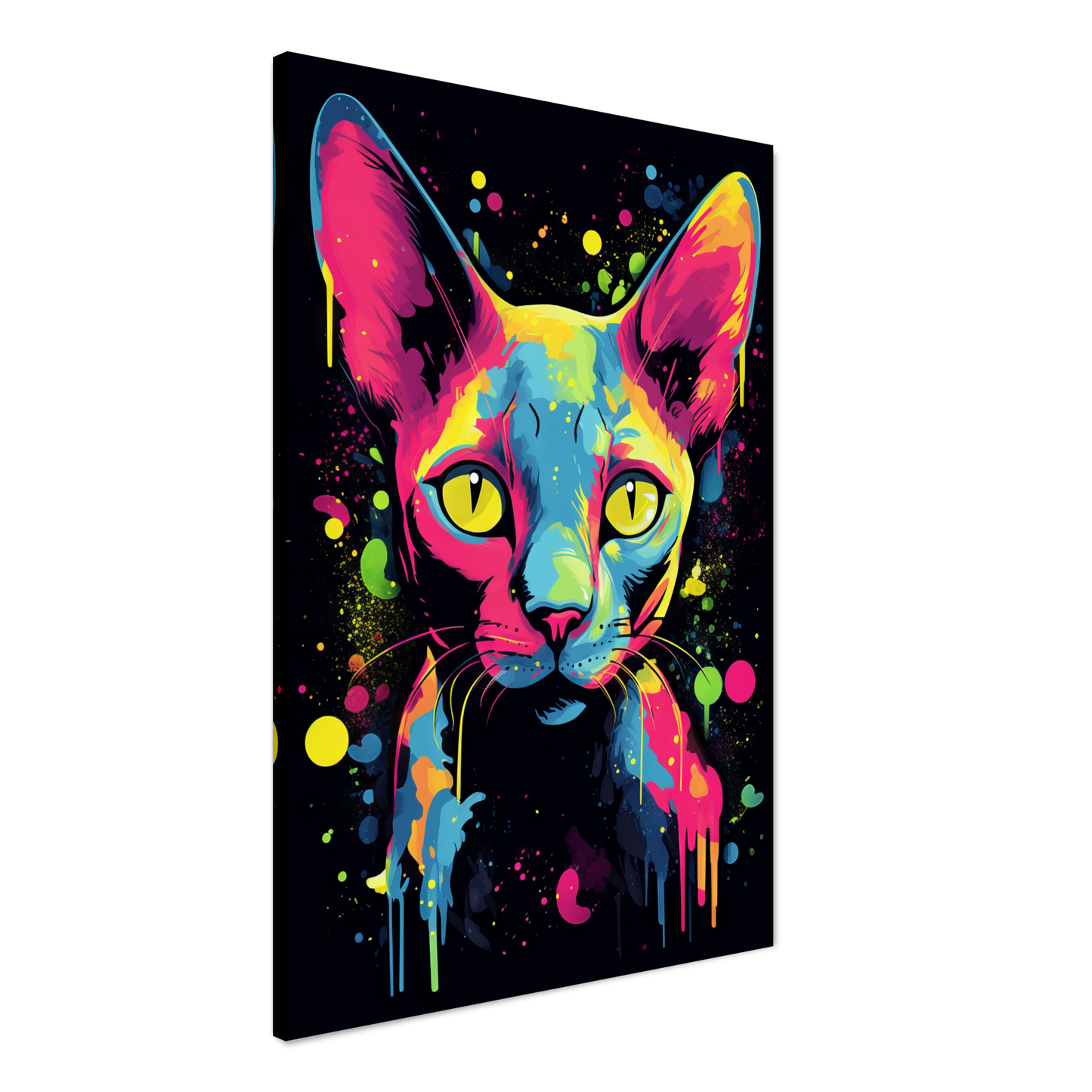 Katze Sphynx Pop-Art (CAT34)