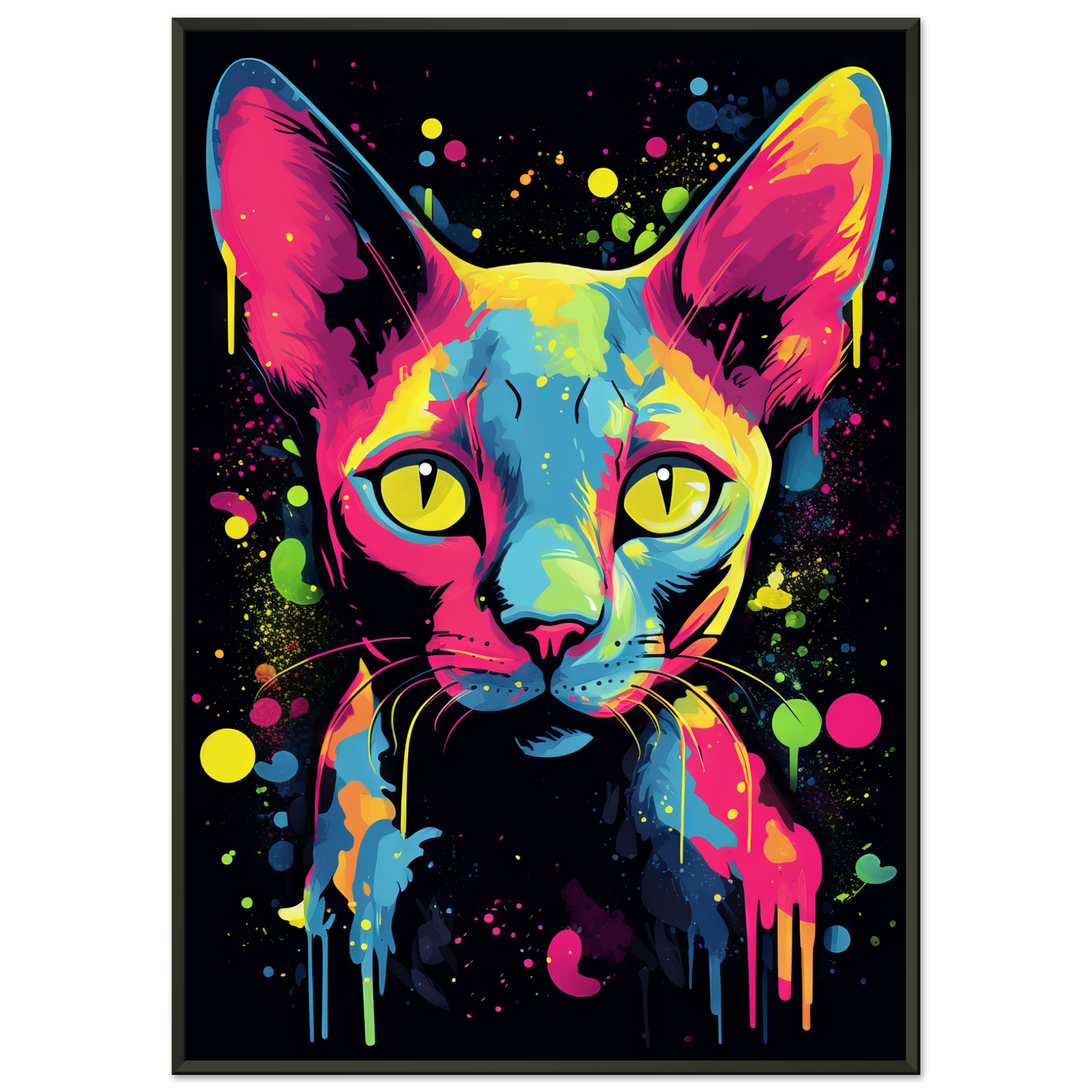 Katze Sphynx Pop-Art (CAT34)