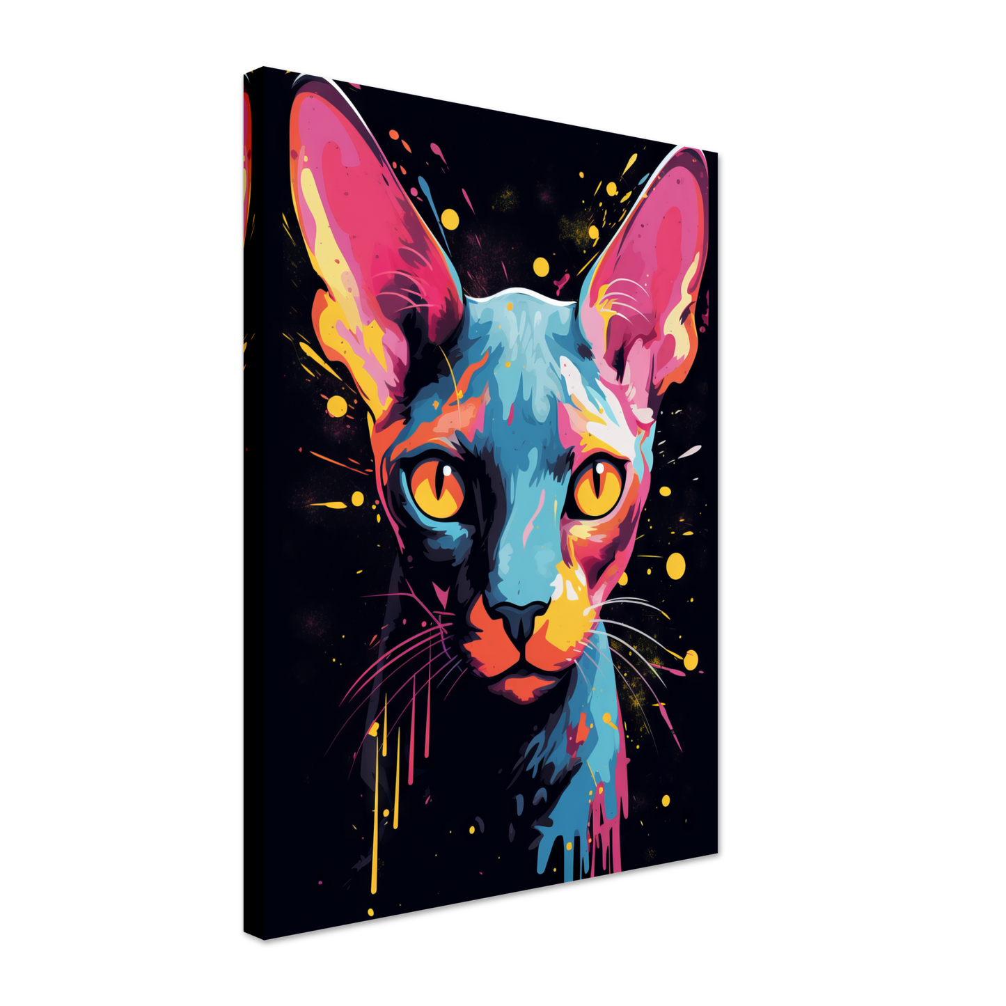 Katze Sphynx Pop-Art (CAT35)