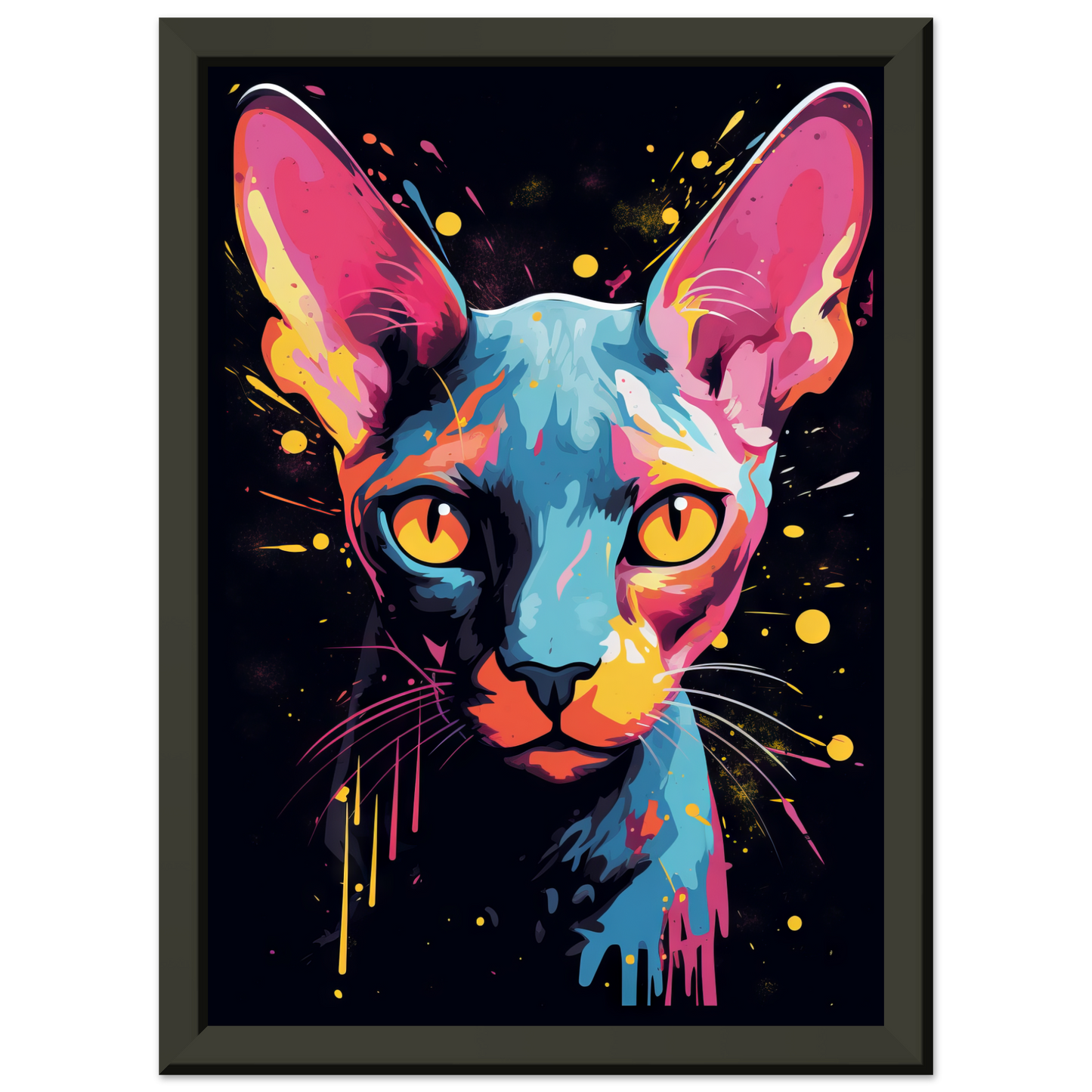 Katze Sphynx Pop-Art (CAT35)