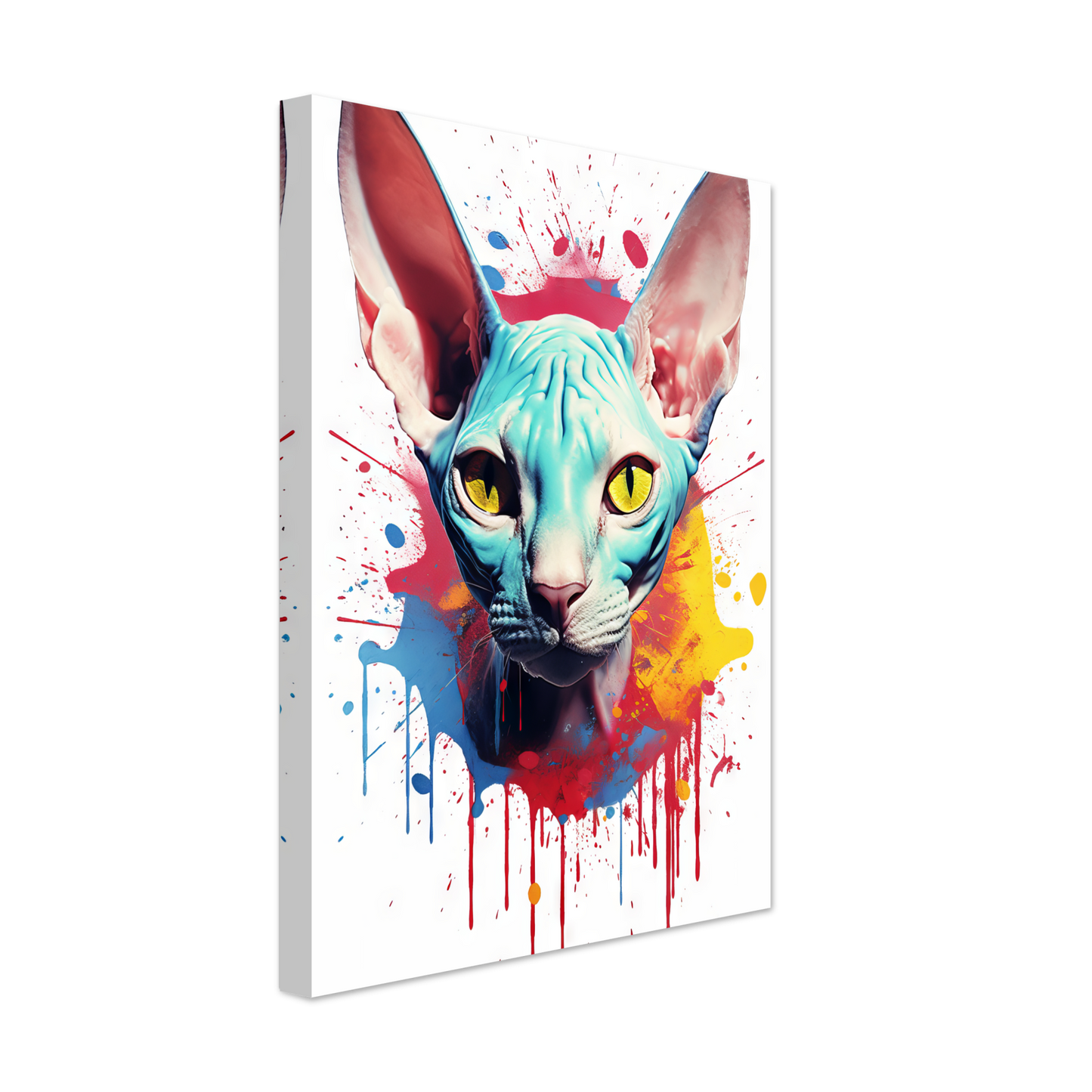 Katze Sphynx Pop-Art (CAT37)