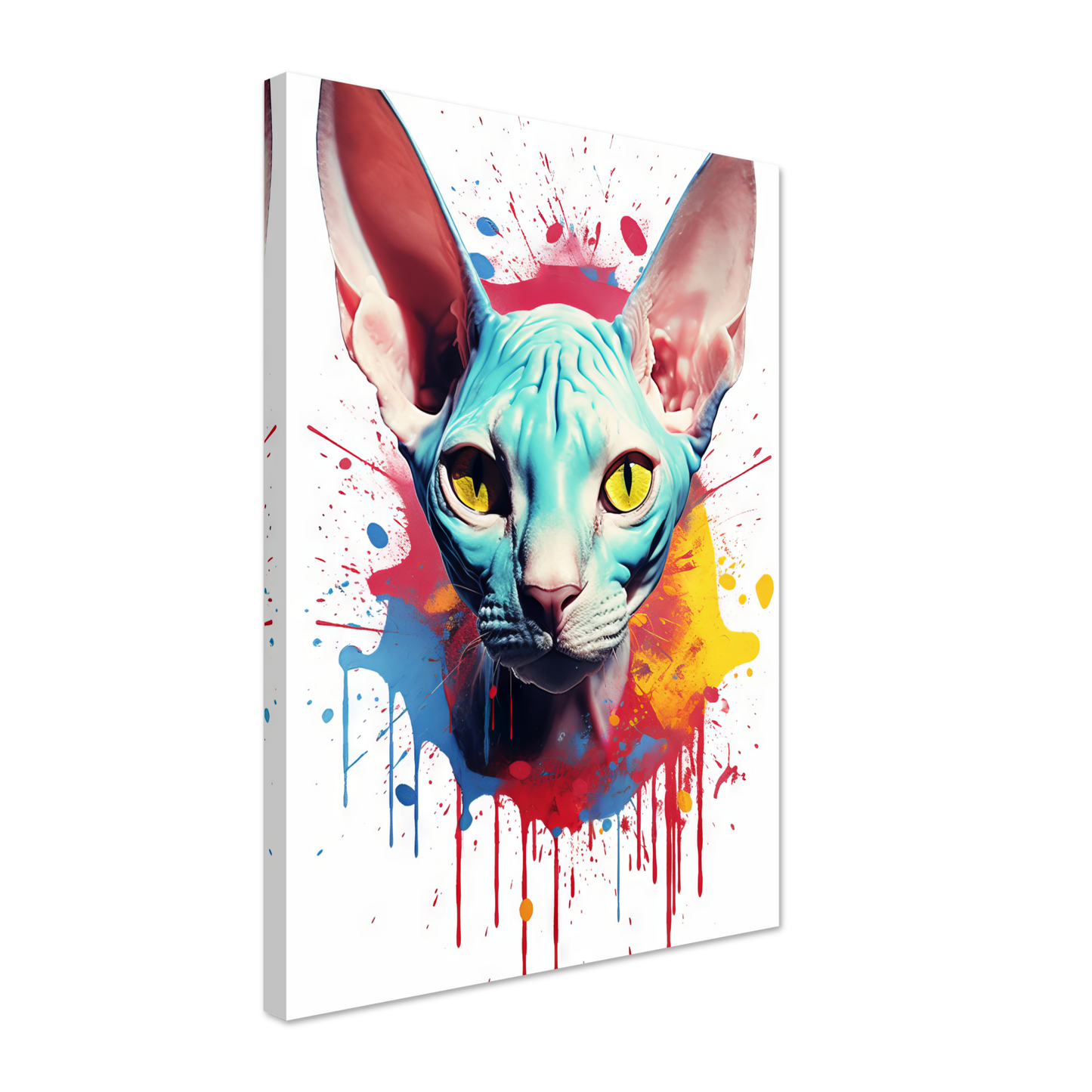Katze Sphynx Pop-Art (CAT37)