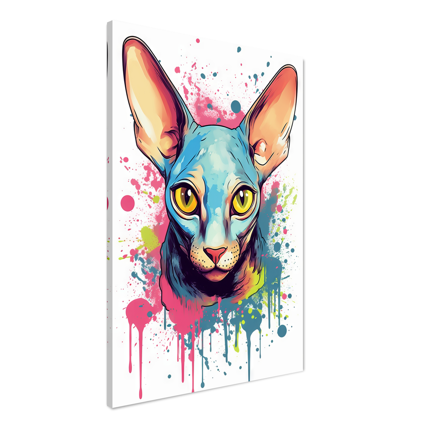 Katze Sphynx Pop-Art (CAT38)