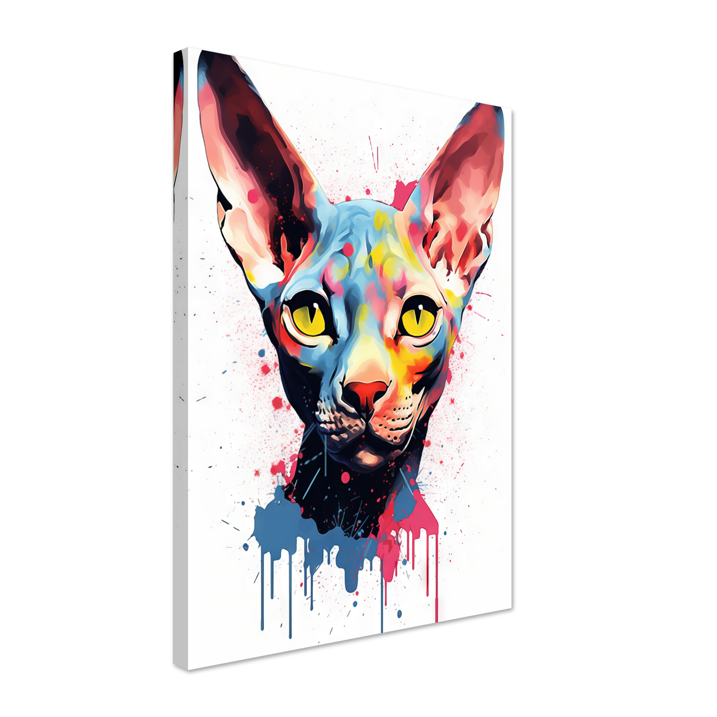 Katze Sphynx Pop-Art (CAT39)