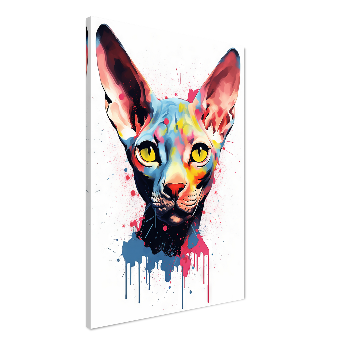 Katze Sphynx Pop-Art (CAT39)