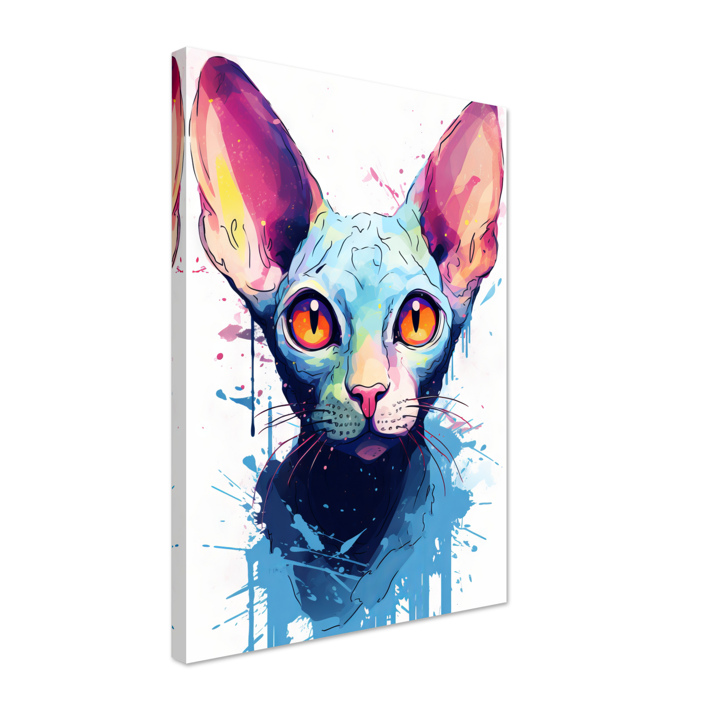 Katze Sphynx Pop-Art (CAT40)