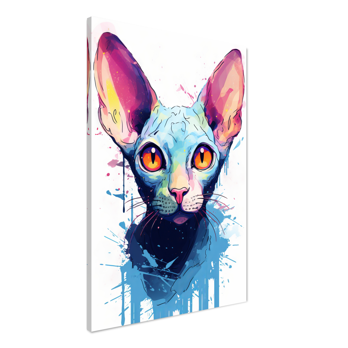 Katze Sphynx Pop-Art (CAT40)