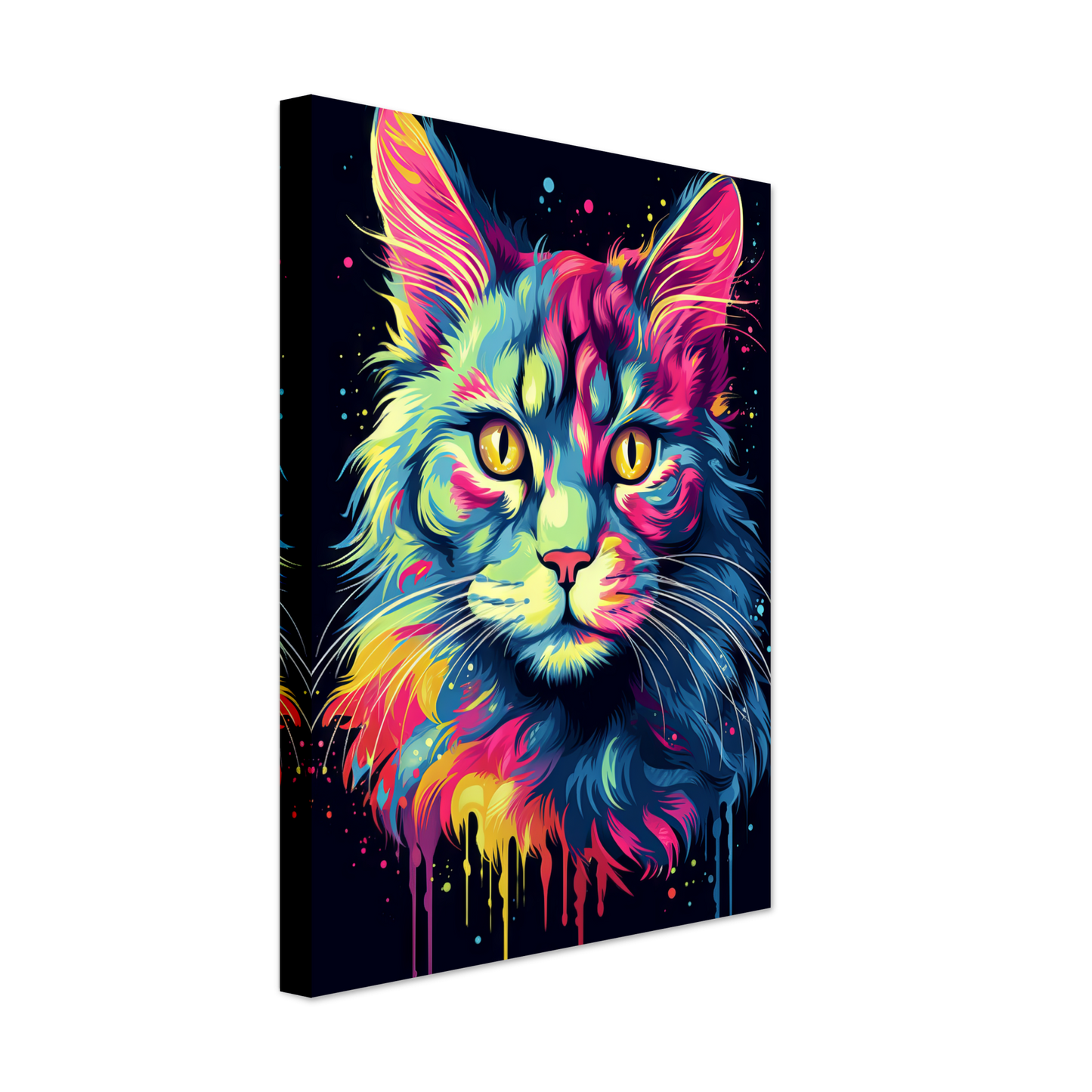 Katze Maine Coon Pop-Art (CAT52)