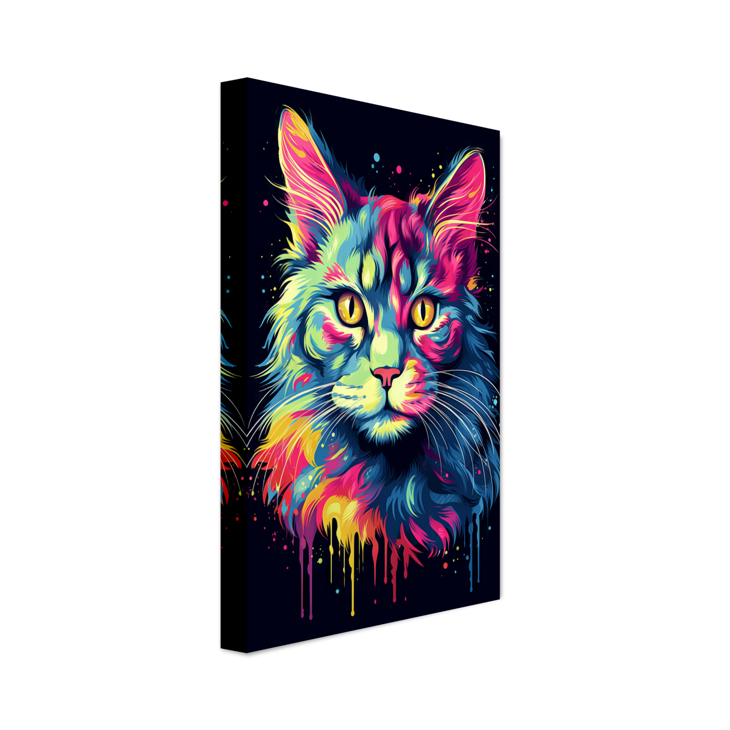 Katze Maine Coon Pop-Art (CAT52)