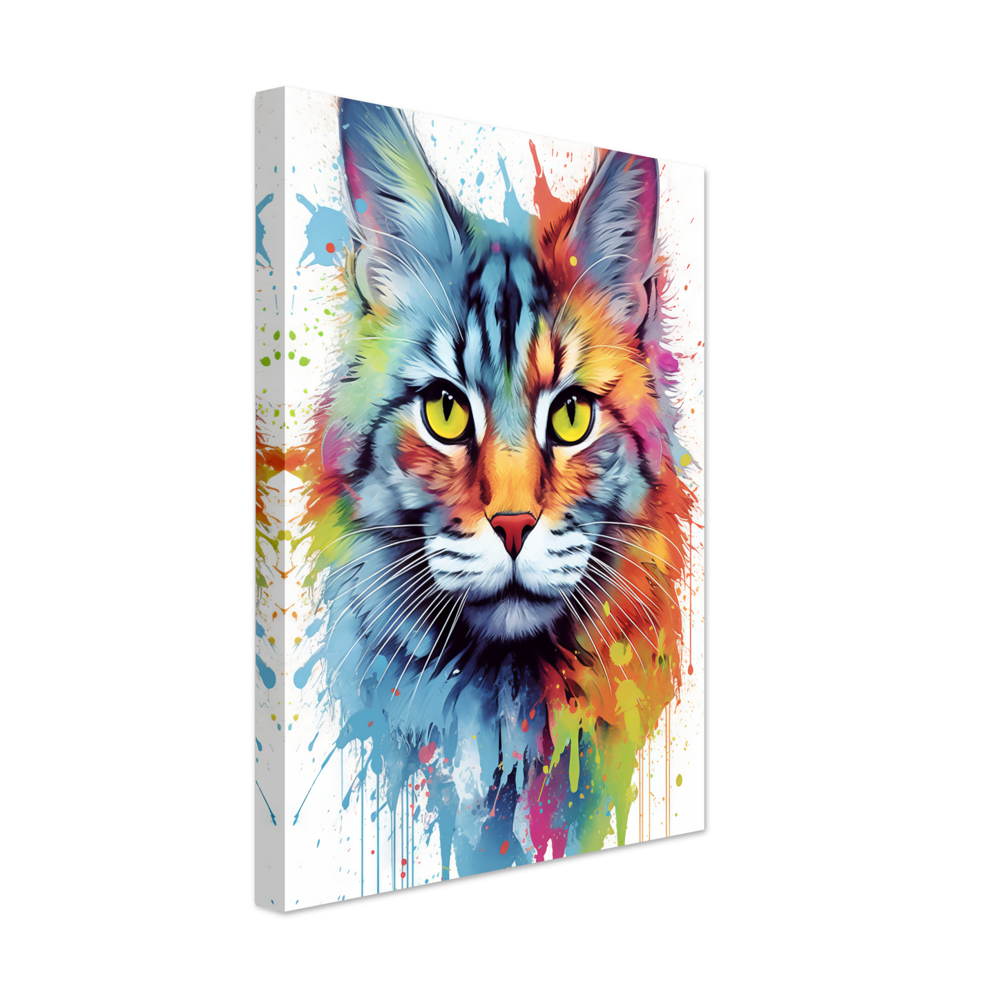 Cat Maine Coon Pop Art (CAT55)