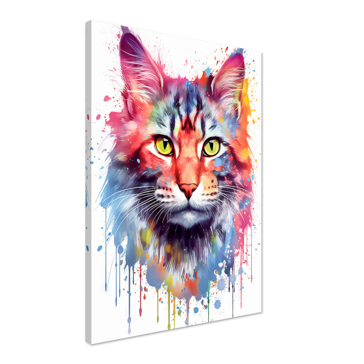 Cat Maine Coon Pop Art (CAT56)