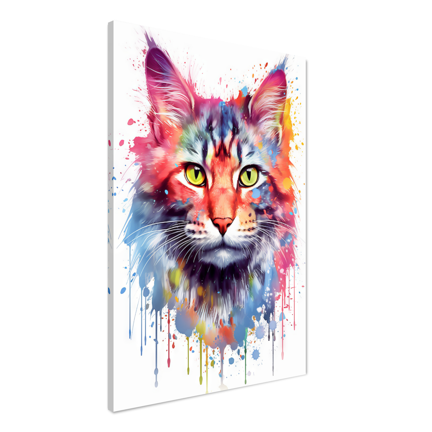 Cat Maine Coon Pop Art (CAT56)