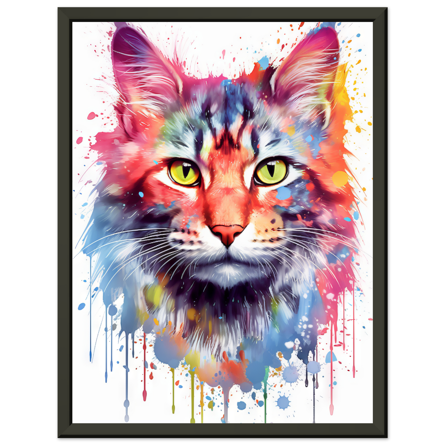 Cat Maine Coon Pop Art (CAT56)