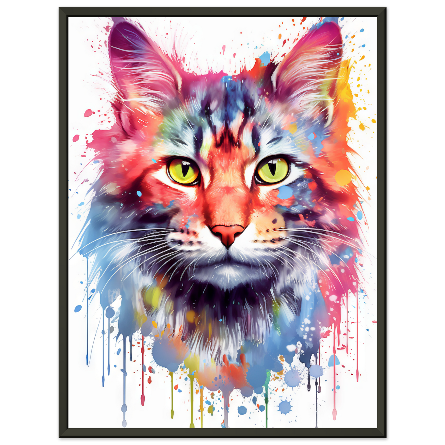 Cat Maine Coon Pop Art (CAT56)