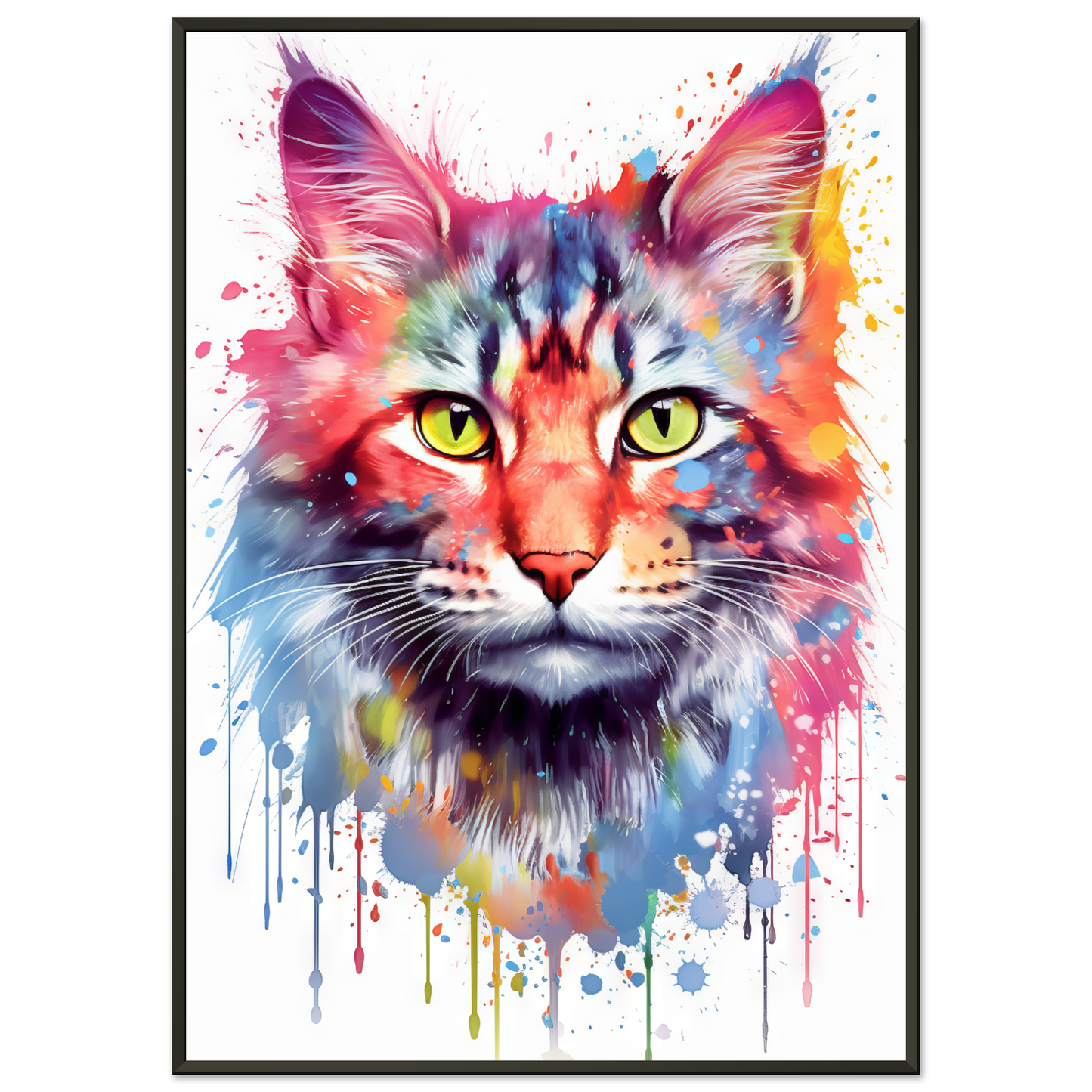 Cat Maine Coon Pop Art (CAT56)