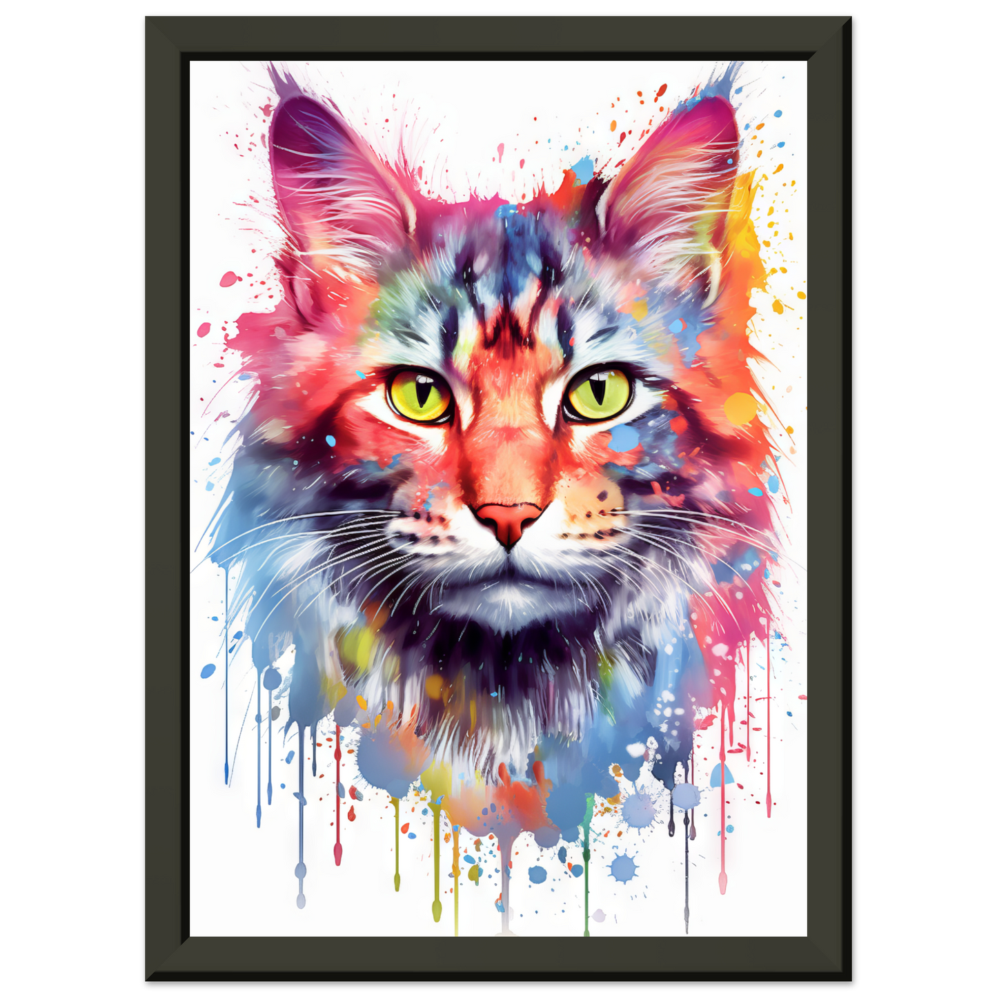 Cat Maine Coon Pop Art (CAT56)