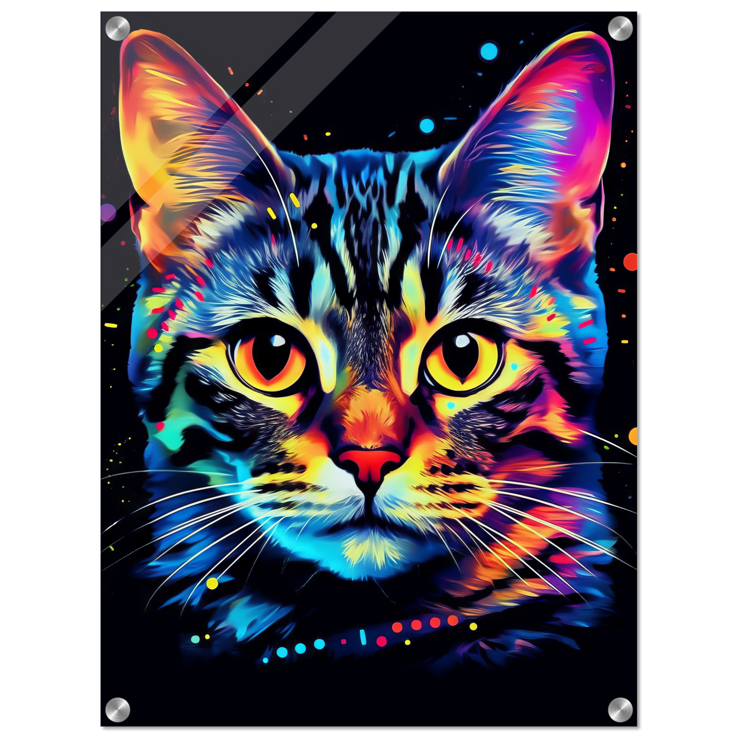 Cat Bengal Pop Art (CAT58)